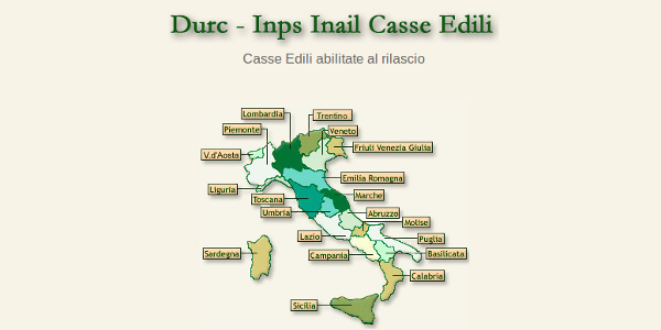 DURC online per imprese edili