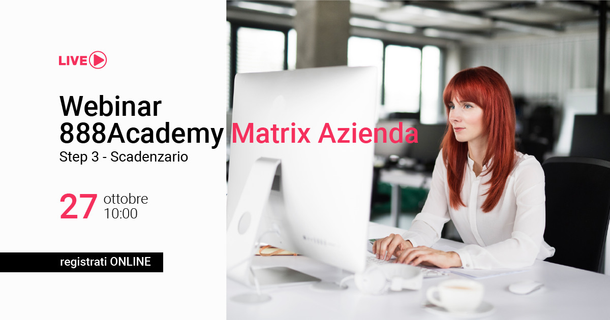 Matrix Azienda: step 3 – Scadenzario